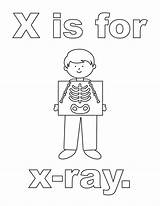 Xray Coloring Pages sketch template