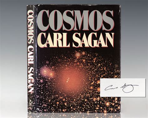 Cosmos Carl Sagan First Edition SIgned Rare Book