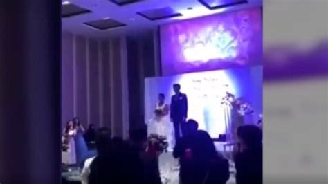 Wedding ruined as bride's cheating video is revealed just before he says ‘I do'