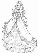 Barbie And Her Pretty princess Dress  Return To Childhood Coloring Pages sketch template