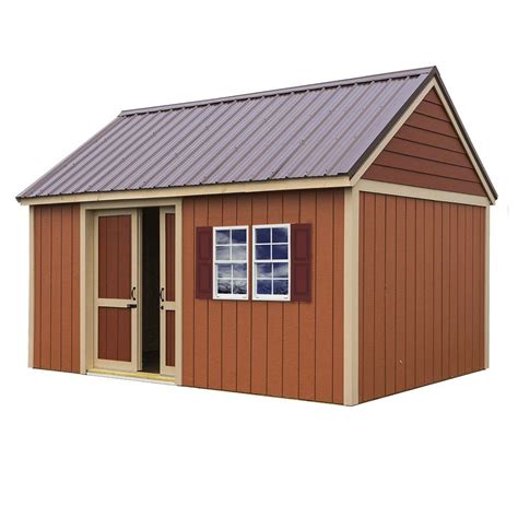 Best Barns Reynolds Building Systems Brookhaven 10x16 Wooden Shed Kit