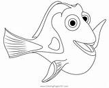 Happy Dory Coloring Page For Kids  Free Finding Nemo Printable sketch template