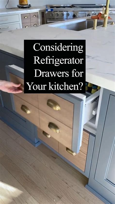 Refrigerator Drawers for Your Kitchen | Kitchen Infinity | Kitchen ...