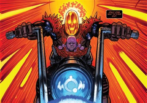 Cosmic Ghost Rider Becomes a Dad, Adopting Baby Thanos