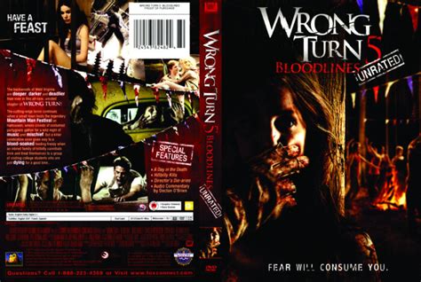 Wrong Turn 5: Bloodlines (2012) WS R1 - Movie DVD - Front DVD Cover