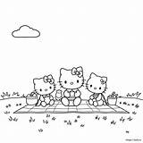 Kuromi Hello Kitty And Friends Coloring Pages sketch template