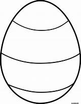 Easy Easter Egg Coloring Page Printable sketch template