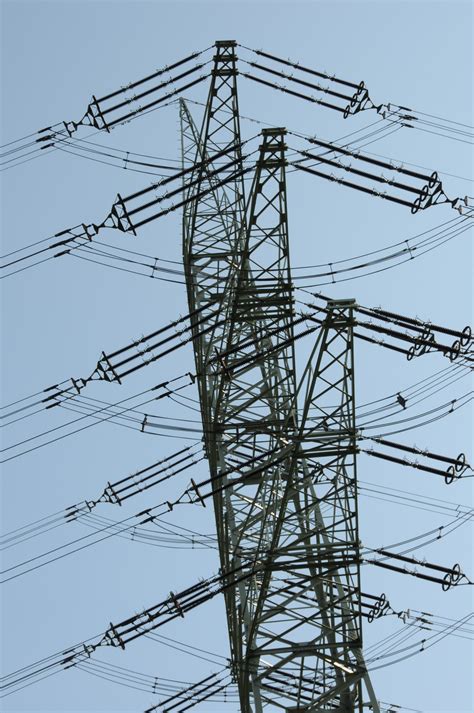 Free Images : mast, electricity, pylon, energy revolution, strommast, power supply, landline ...