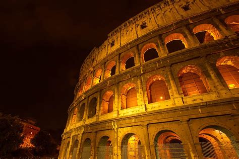 Colosseum At Night