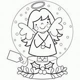Christmas Globe Coloring Pages  For All Ages sketch template