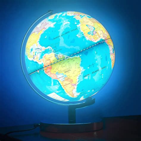 Buy POOCCI Illuminated World Globe for Kids with Stand 6in1 Rewritable ...