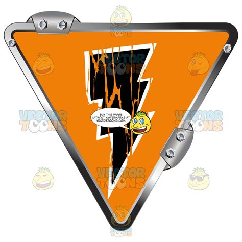 Orange Upside Down Triangle Logo