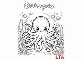 Printable Cute Octopus coloring SheetKids  Teaching Resources sketch template