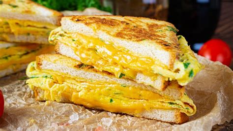 Add Scrambled Eggs And Have Your Grilled Cheese Sandwich For Breakfast