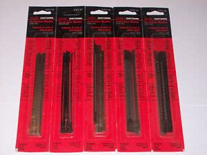 60 CRAFTSMAN SCROLL SAW BLADES 12-10 TOOTH PLAIN END