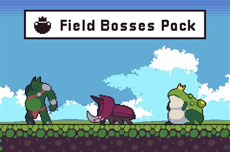 Field Bosses Sprite Sheet Pixel Art by Free Game Assets (GUI, Sprite ...