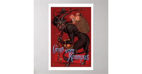 Krampus poster | Zazzle