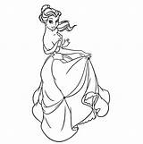 Belle Coloring Pages  For Kids And Adults sketch template