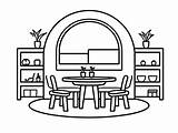 Dining Room Coloring Pages Top 58 Free Printable Designs sketch template