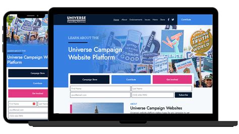 Campaign Website Builder | Universe