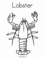 Lobster Coloring Page  Twisty Noodle sketch template