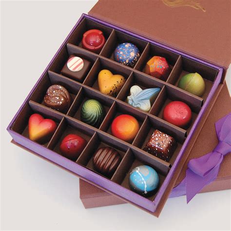 16 Piece Box of Chocolates by Infusion Chocolates (Artisanal Chocolate) | Artful Home