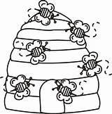 Beehive And Bees coloring Page  Download Print Or Color Online For Free sketch template