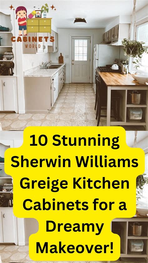 10 Stunning Sherwin Williams Greige Kitchen Cabinets for a Dreamy Makeover! Espresso Kitchen ...