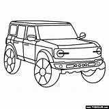 2021 Ford Bronco Coloring Page  Online coloring Pages sketch template