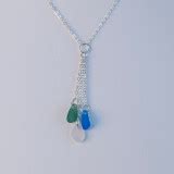 Sea Glass Y Necklace - Relish, Inc. Store