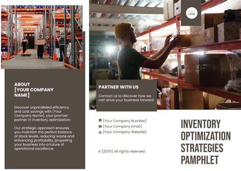 Free Inventory Optimization Strategies Pamphlet Template - Edit Online ...