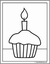 40  Cupcake Coloring Pages Free PDF Format For Kids sketch template