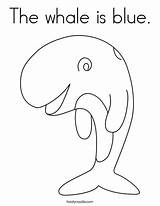 The whale Is blue Coloring Page  Twisty Noodle sketch template