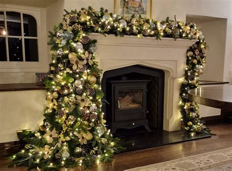 Christmas Fireplace Décor and Decorating in London & Kent, UK — HeiDesigns