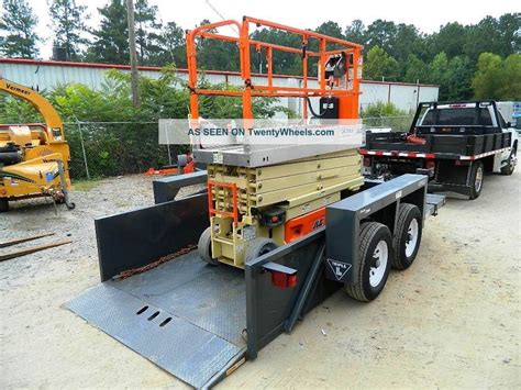 Jlg Hydraulic Drop Deck Trailer • Bulbs Ideas