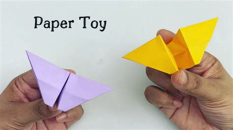 How To Make Easy Paper Toy For Kids / Nursery Craft Ideas / Paper Craft Easy / KIDS crafts ...