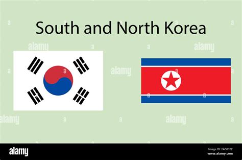 Korea Flag. National flag of South, North Korea. Vector illustration Stock Vector Image & Art ...