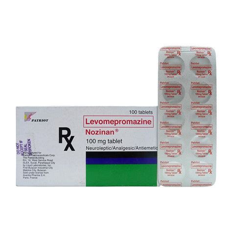 Buy Rx: Nozinan 100 mg Tablet Online | Southstar Drug