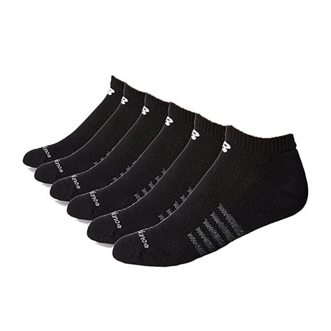 NEW BALANCE MEN'S CORE LOW CUT 3 PAIR LARGE BLACK SOCKS – National Sports