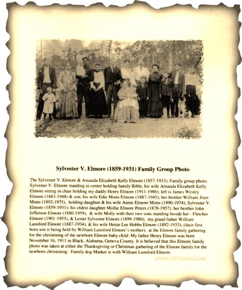 Family Photo Collection - Our Elmore Family History by: Jerry Elmore - jelmore423@gmail.com