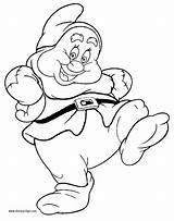 Grumpy Seven Dwarfs Coloring Pages Sketch Page sketch template