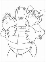 Verne Heather And Penny coloring Page sketch template