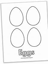 Plain Egg Coloring Page sketch template