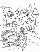 Ocean Coloring Pages  Free Printable For Kids sketch template