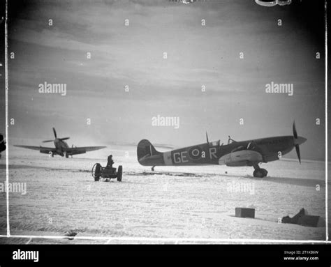 Royal Air Force- 2nd Tactical Air Force, 1943-1945. Supermarine Spitfire Mark IXCs of No.349 ...