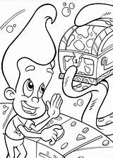 Jimmy Neutron Printable Coloring Page  Free Pages sketch template