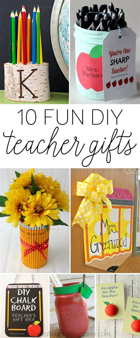 10 Fun DIY Teacher Gifts - The Latina Homemaker