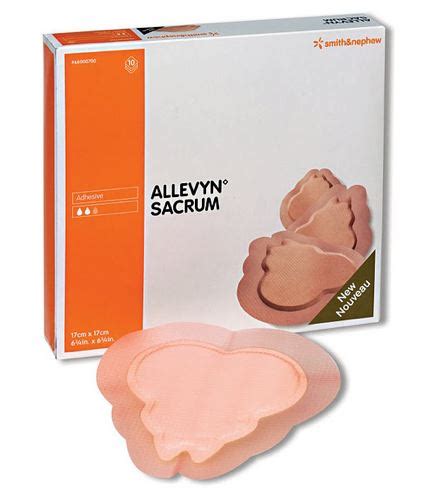 Allevyn™ Adhesive Hydrocellular Sacrum Dressing | Healthcare Supply Pros