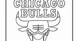 Chicago Bulls Coloring Pages Printable sketch template