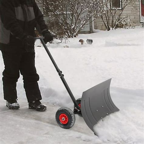 Veryke Snow Plow Kit with 9-Position Blade Angle and Wheels, Heavy Duty ...